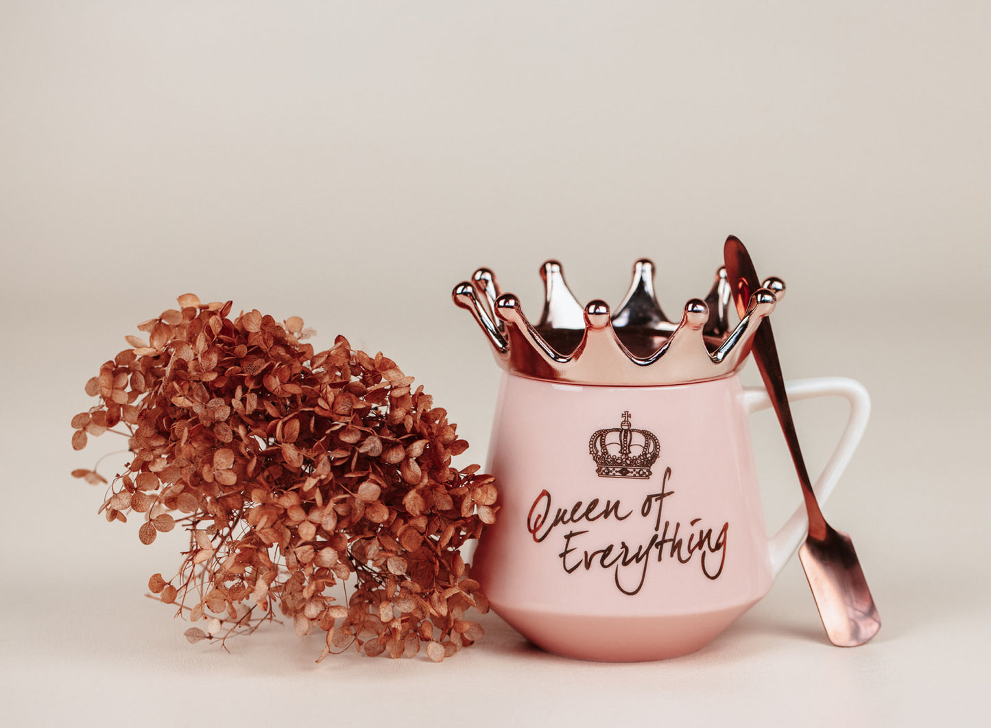 Queen Energy Signature  Crown Mug - Pink
