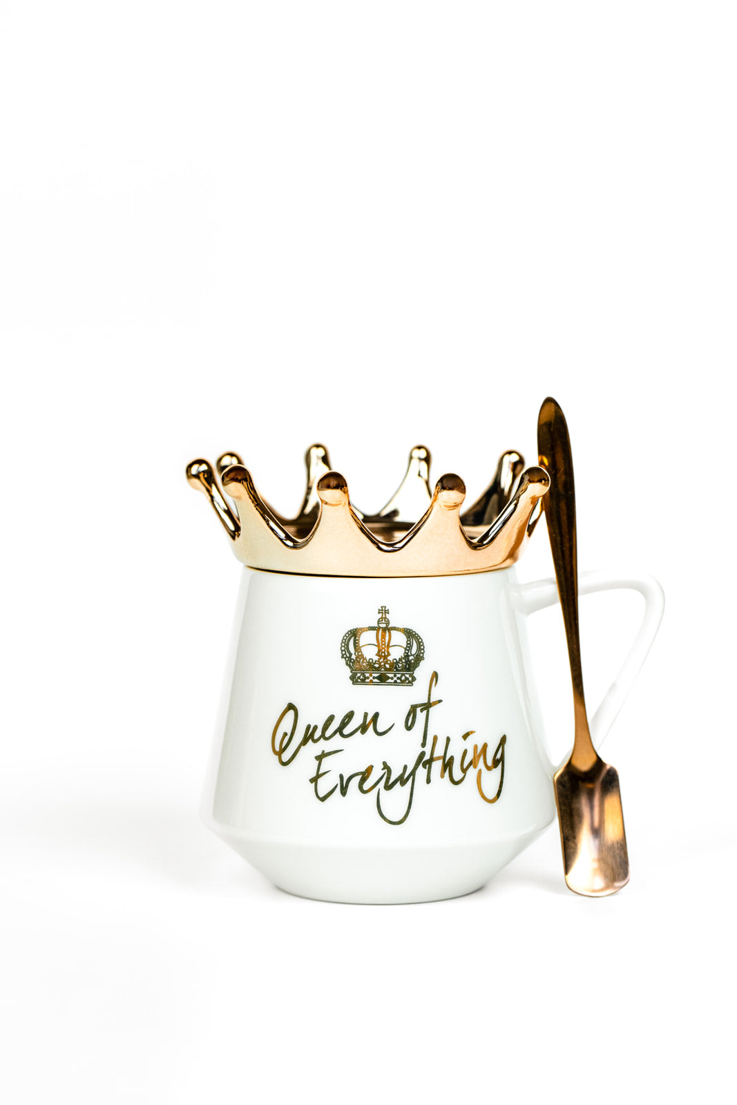 Queen Energy Signature  Crown Mug - White